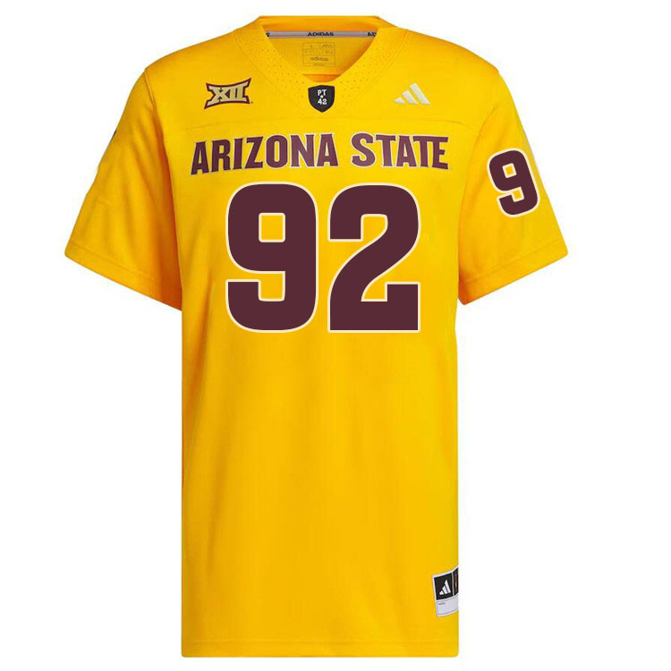 #92 Mark Gastineau Arizona State Sun Devils College Football Jerseys Stitched-Gold